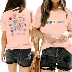 Christian Tshirts for Women Faith T Shirts Jesus God Shirts Religious Gifts Tee Funny Inspirational Graphic Tees Tops