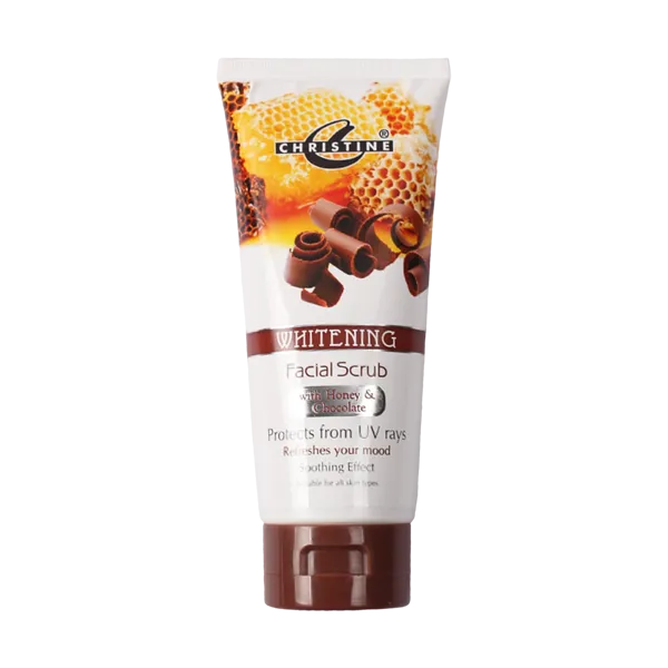 Christine Whitening Facial Scrub Honey And Chocolate 150ml