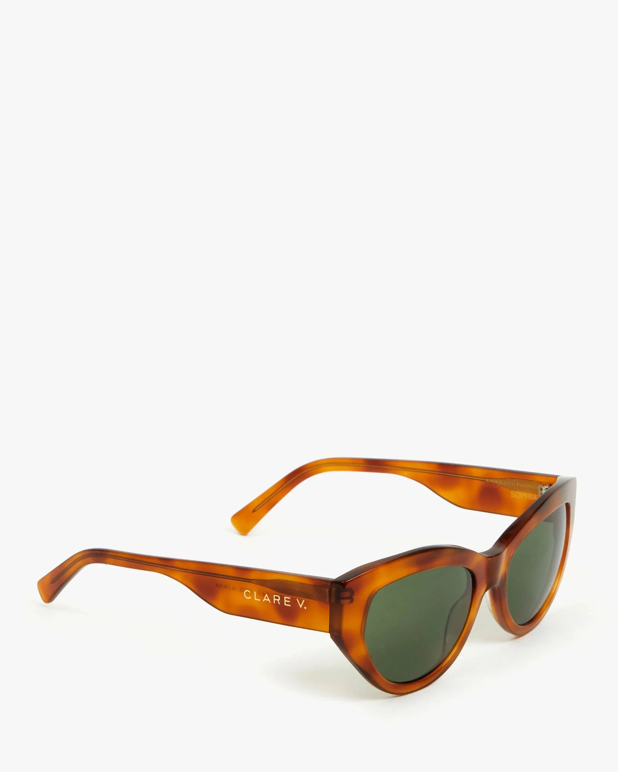Clare V. Sophia Sunglasses - Havana Tortoise