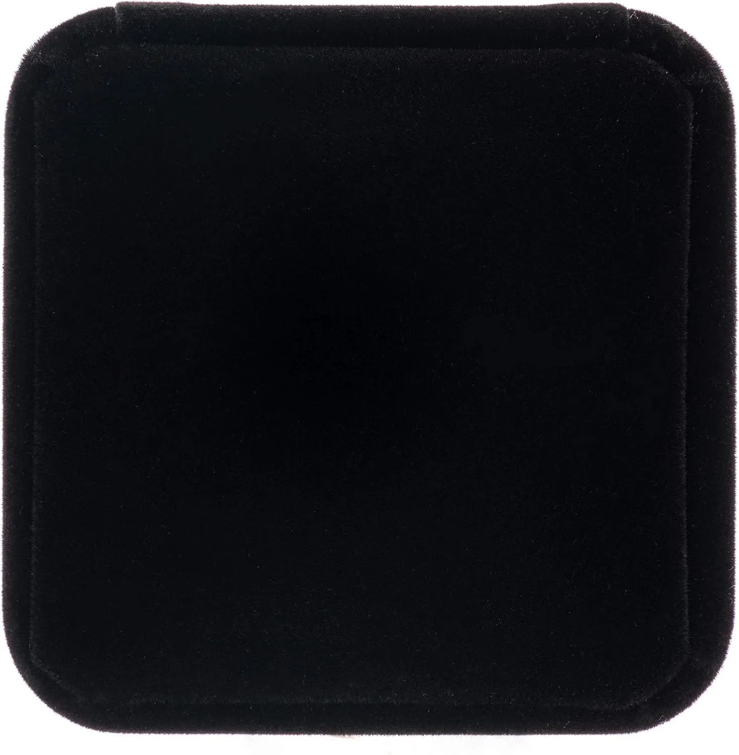 Classic Velvet Jewelry Gift Box Case for Necklace Pendant (Black)