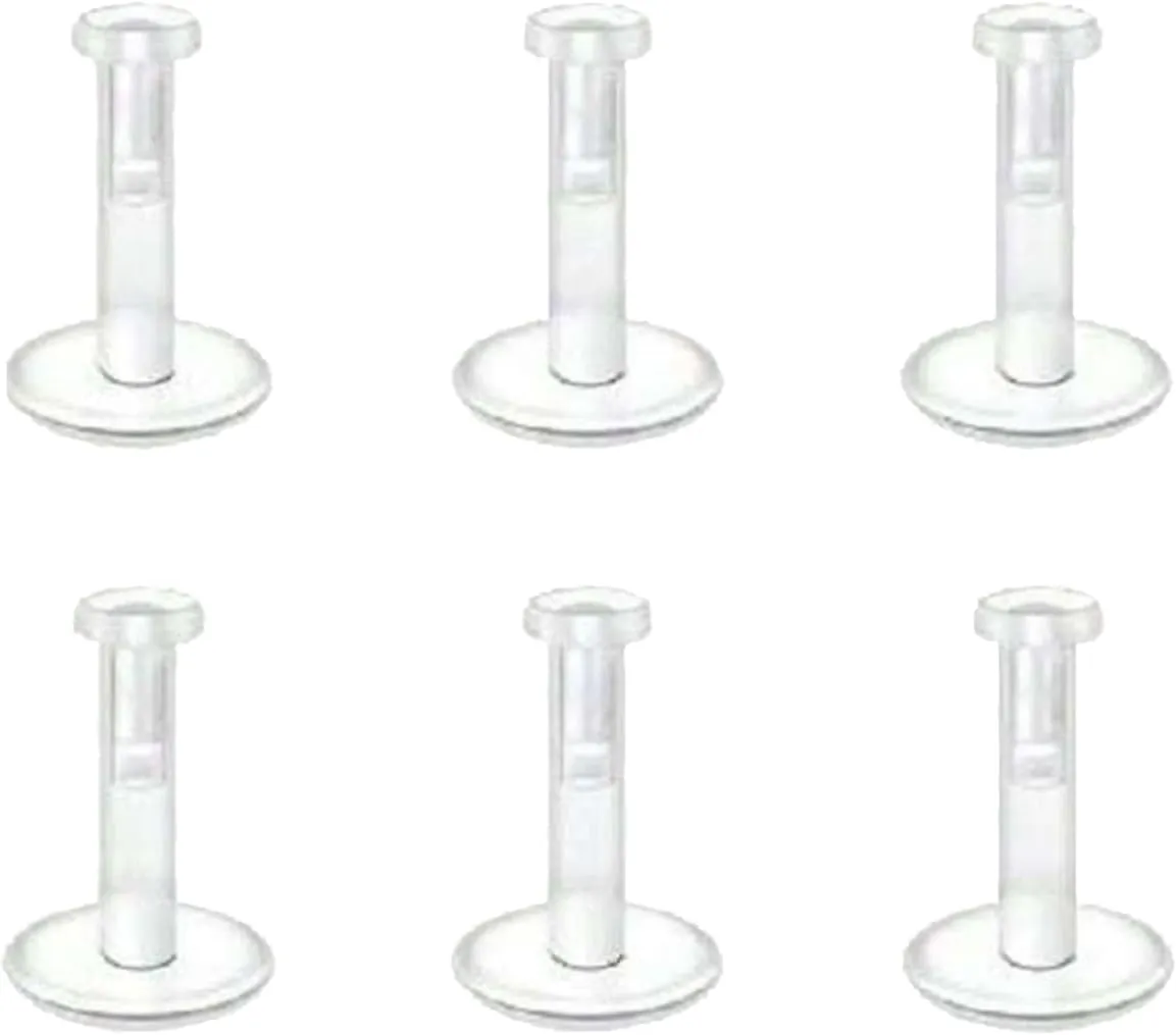 Clear Piercing Jewelry Clear Piercing Retainers Nose Rings Belly Button Ring Septum Eyebrow Lip Cartilage Tragus Earring Retainer Nose Piercing Kit Body Piercing Jewelry for Women Men