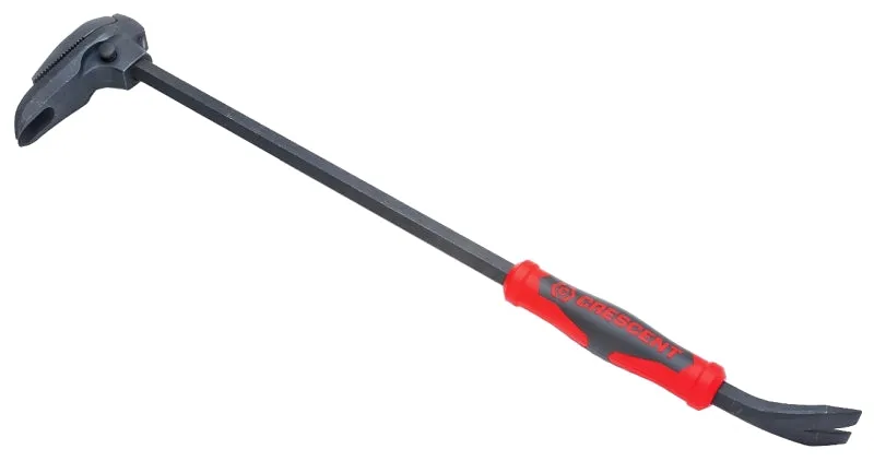 Crescent CODE RED Series DB24 Nail Puller Slots Tip, 24 in L, Nail Puller Slots Tip, Steel, Black, 4-1/2 in W :EA: QUANTITY: 1