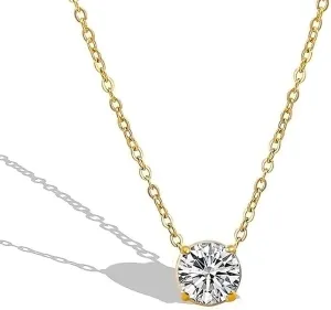 CZ Necklace for Women 18K Gold Plated Cubic Zirconia Pendant Necklaces Gold Chains Chokers