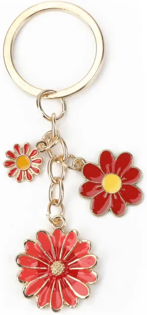Daisy Keychain, Sunflower Keychain, Daisy Gifts for Daisy Lovers