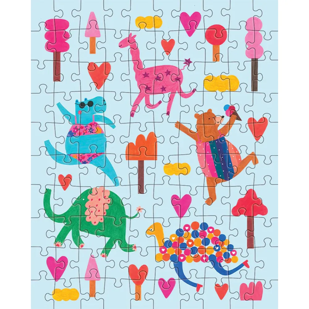Dancing Animals 100pc Puzzle Kit