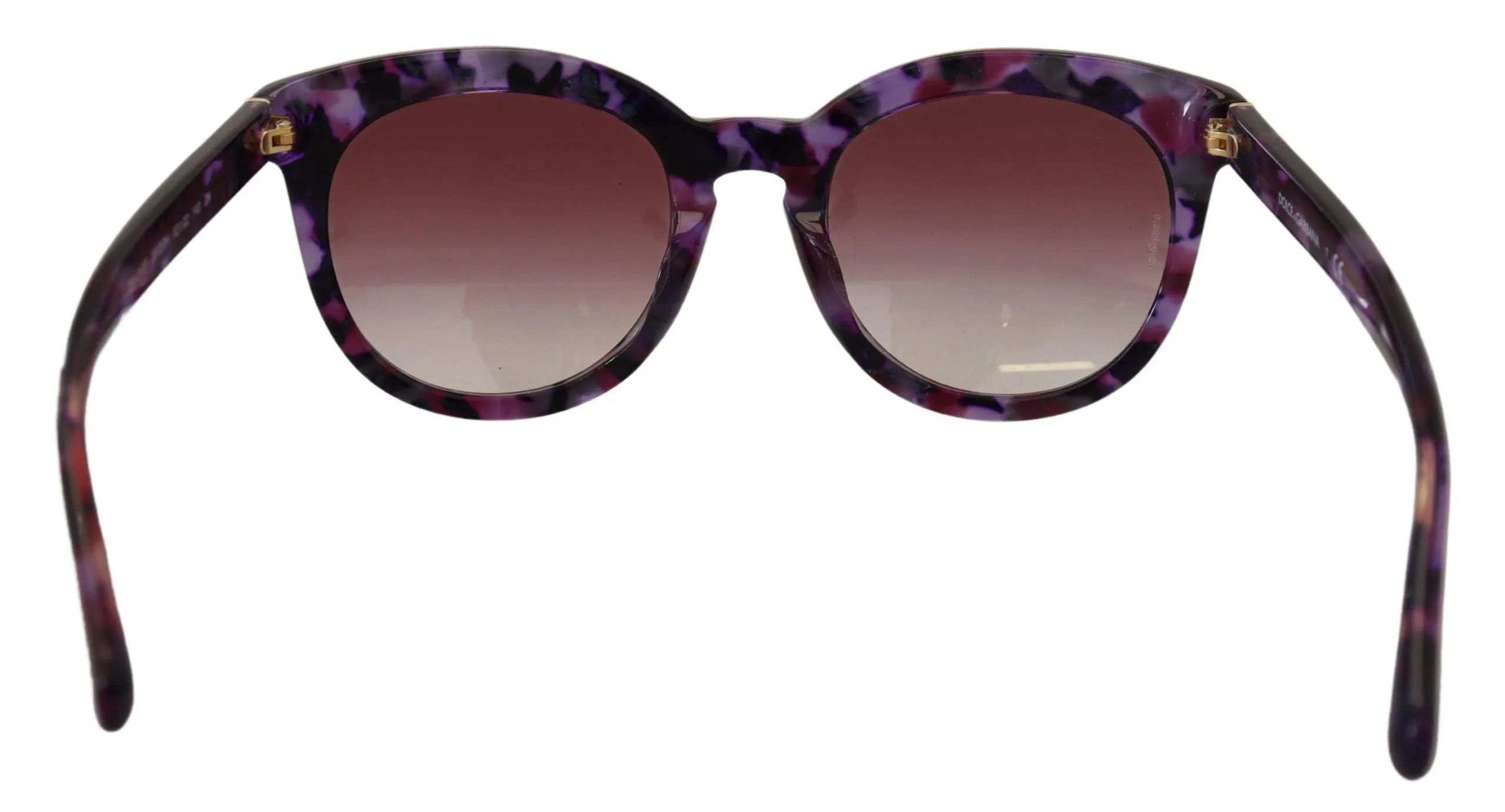 Dolce & Gabbana Purple Tortoise Oval Full Rim Eyewear DG4249F Sunglasses
