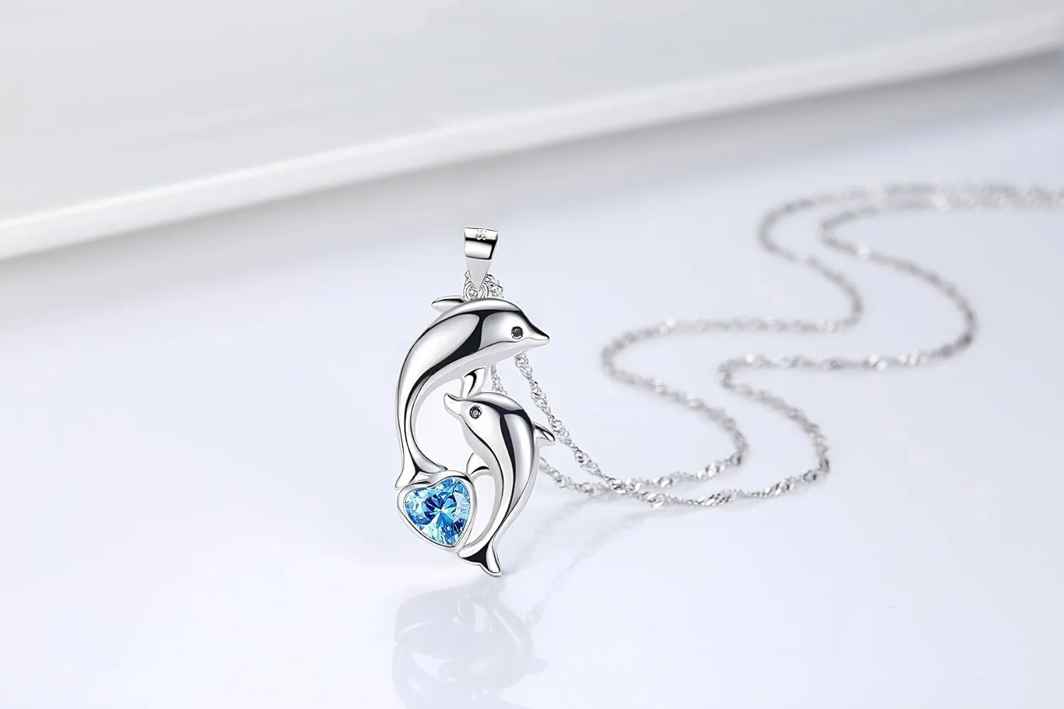 Dolphin Necklace 925 Sterling Silver Mothers Day Gifts For Women Necklace Chains