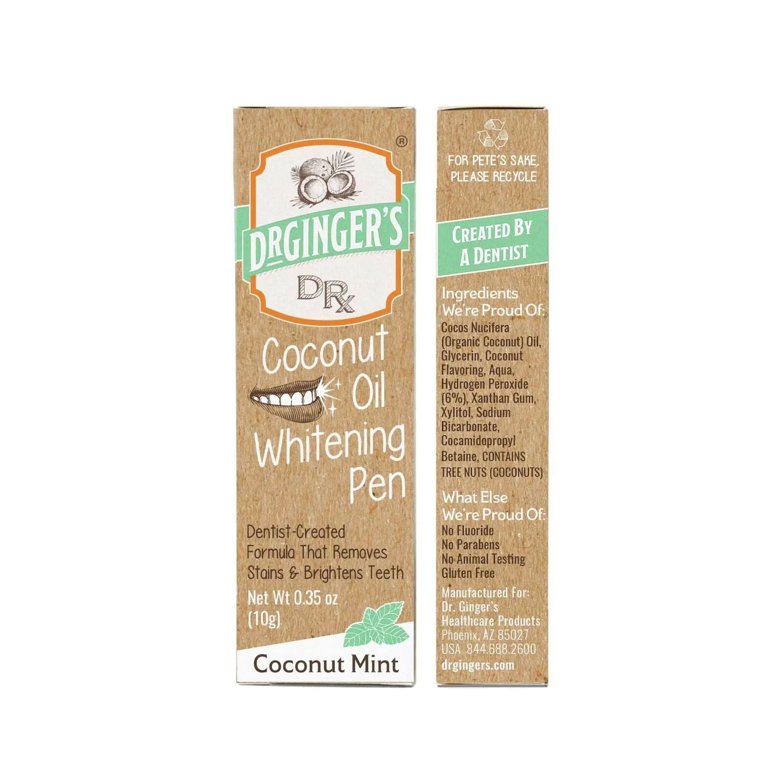 Dr Ginger's Coconut Oil Whitening Pen 1 Pen