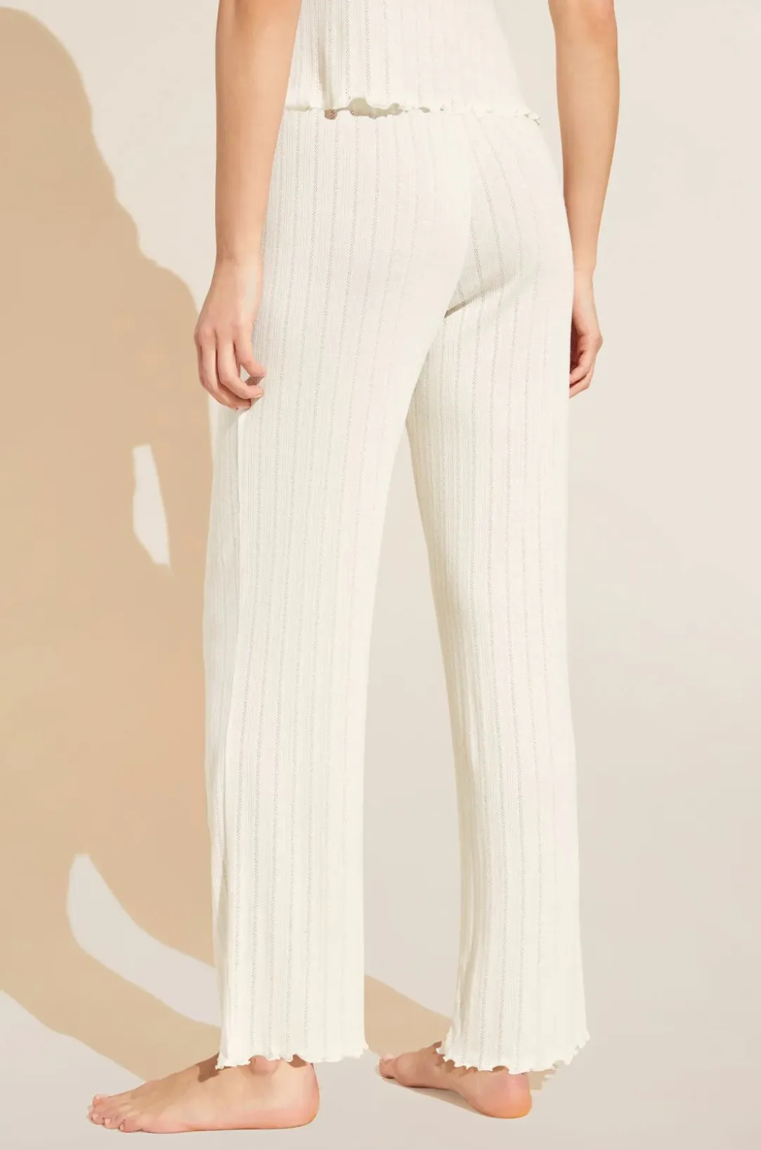 Eberjey Pointelle Pant Ivory