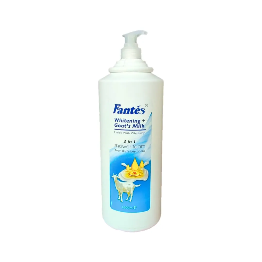 Fantes Shower Foam Goats Milk 1800ML Whitening