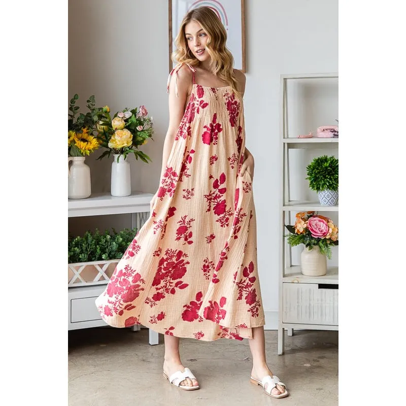 Floral Gauze Dress