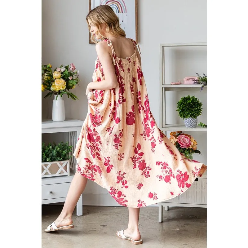 Floral Gauze Dress