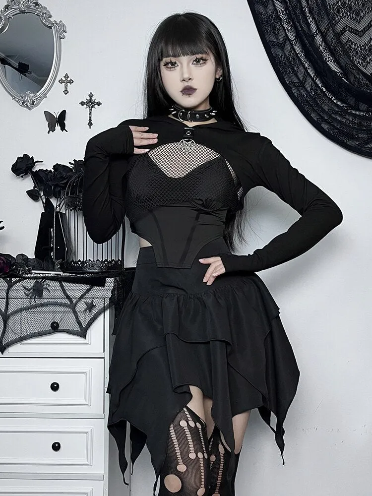 Flowing Black Skirt