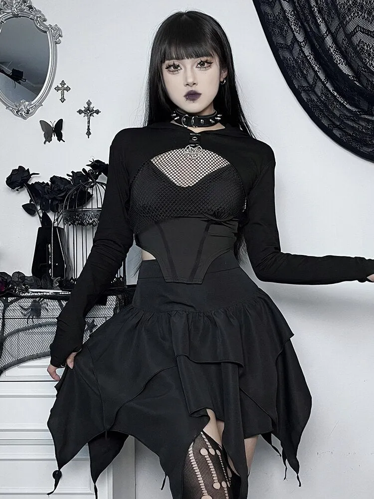 Flowing Black Skirt