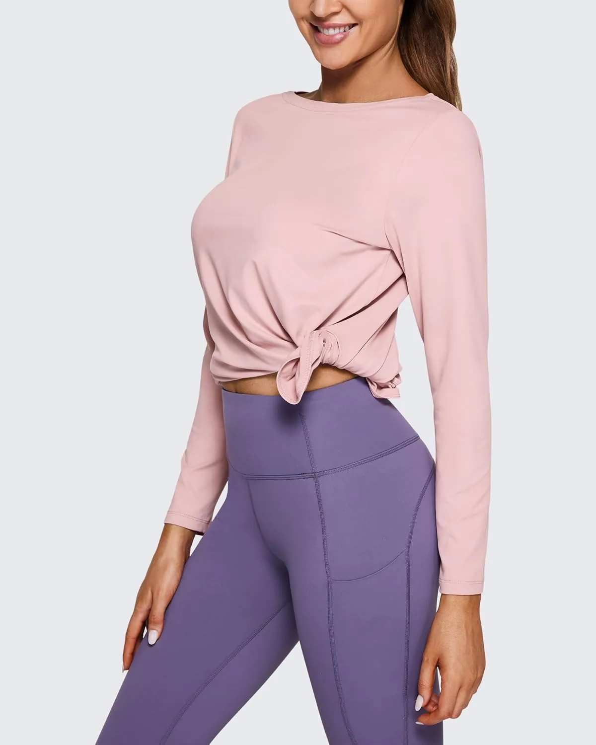 G4Free Long Sleeve Workout Tops for Women Loose Fit Athletic Gym Shirts Fall Winter Casual T-Shirts 2023