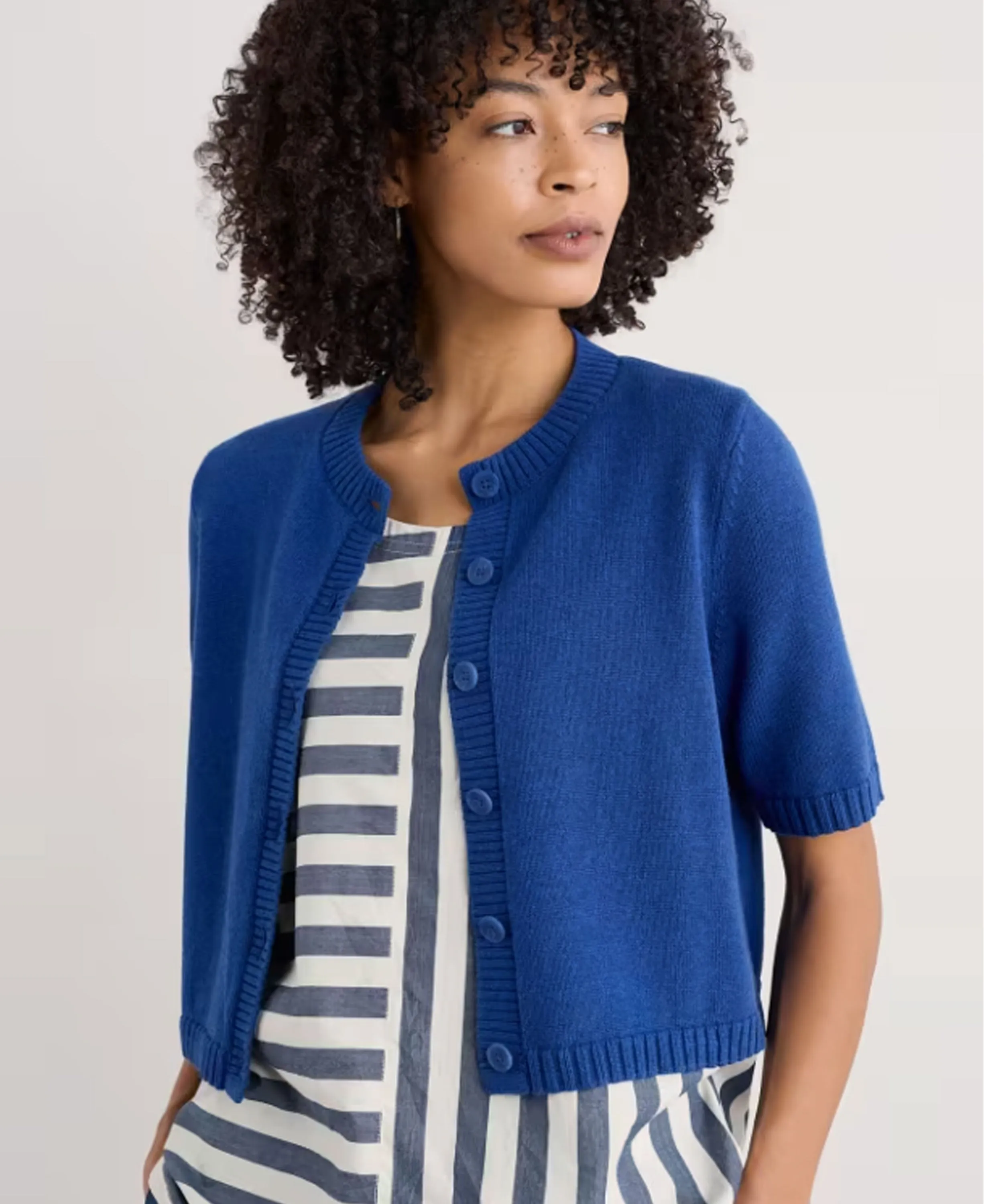 Gillan Creek Cardigan - Bright Marine