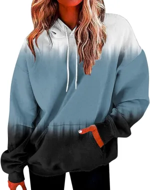 GOFULY Women'S Fashion Hoodies & Sweatshirts Long Sleeve Drawstring Hoodies Western Aztec Print Oversized Fall Tops Clothes