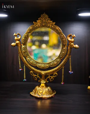 Gold Hand Crafted Table Mirror