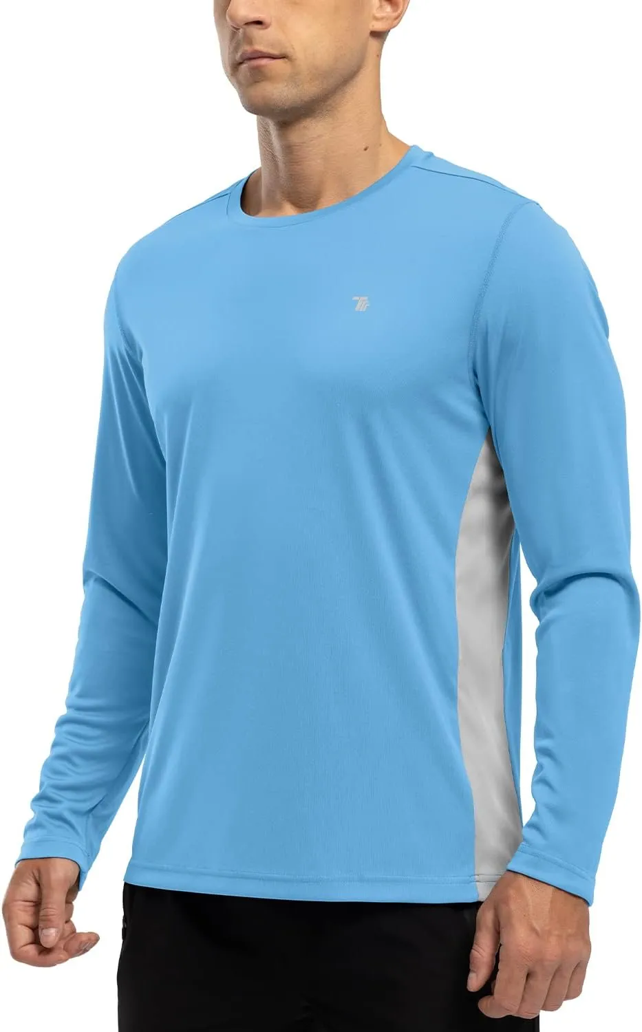Gopune Men's Swim Shirts Rash Guard Long Sleeve UPF 50  Sun Protection Quick Dry Outdoor Hiking Fishing Shirts