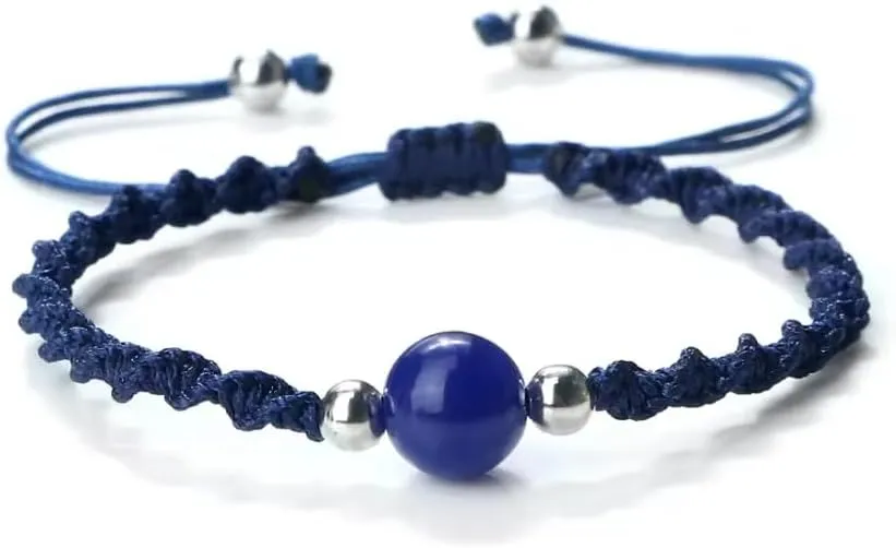 Handmade Woven Rope Braided Bracelet Bead String Thread Adjustable Knot Nylon Bangles Tibetan Buddhist