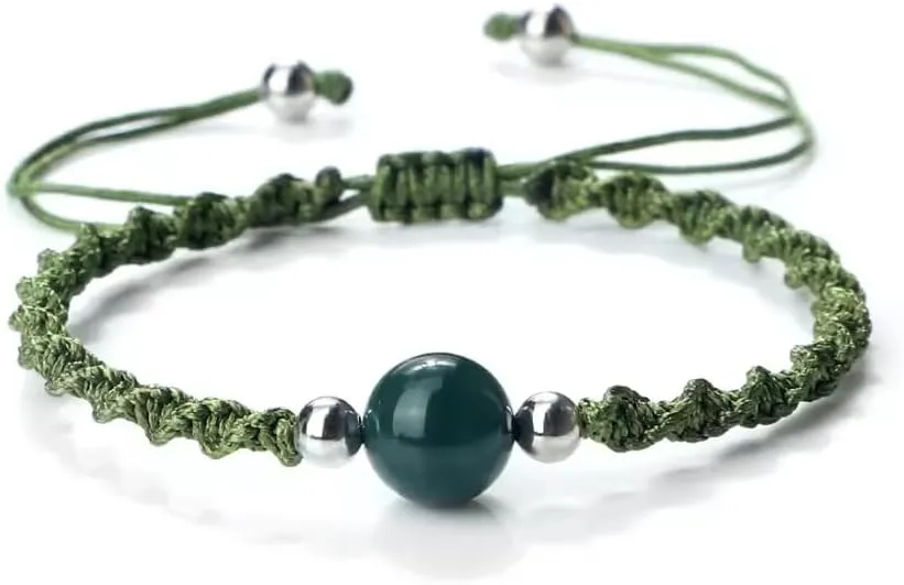 Handmade Woven Rope Braided Bracelet Bead String Thread Adjustable Knot Nylon Bangles Tibetan Buddhist