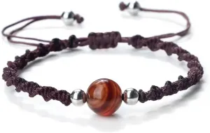 Handmade Woven Rope Braided Bracelet Bead String Thread Adjustable Knot Nylon Bangles Tibetan Buddhist
