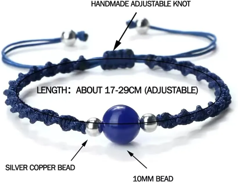 Handmade Woven Rope Braided Bracelet Bead String Thread Adjustable Knot Nylon Bangles Tibetan Buddhist