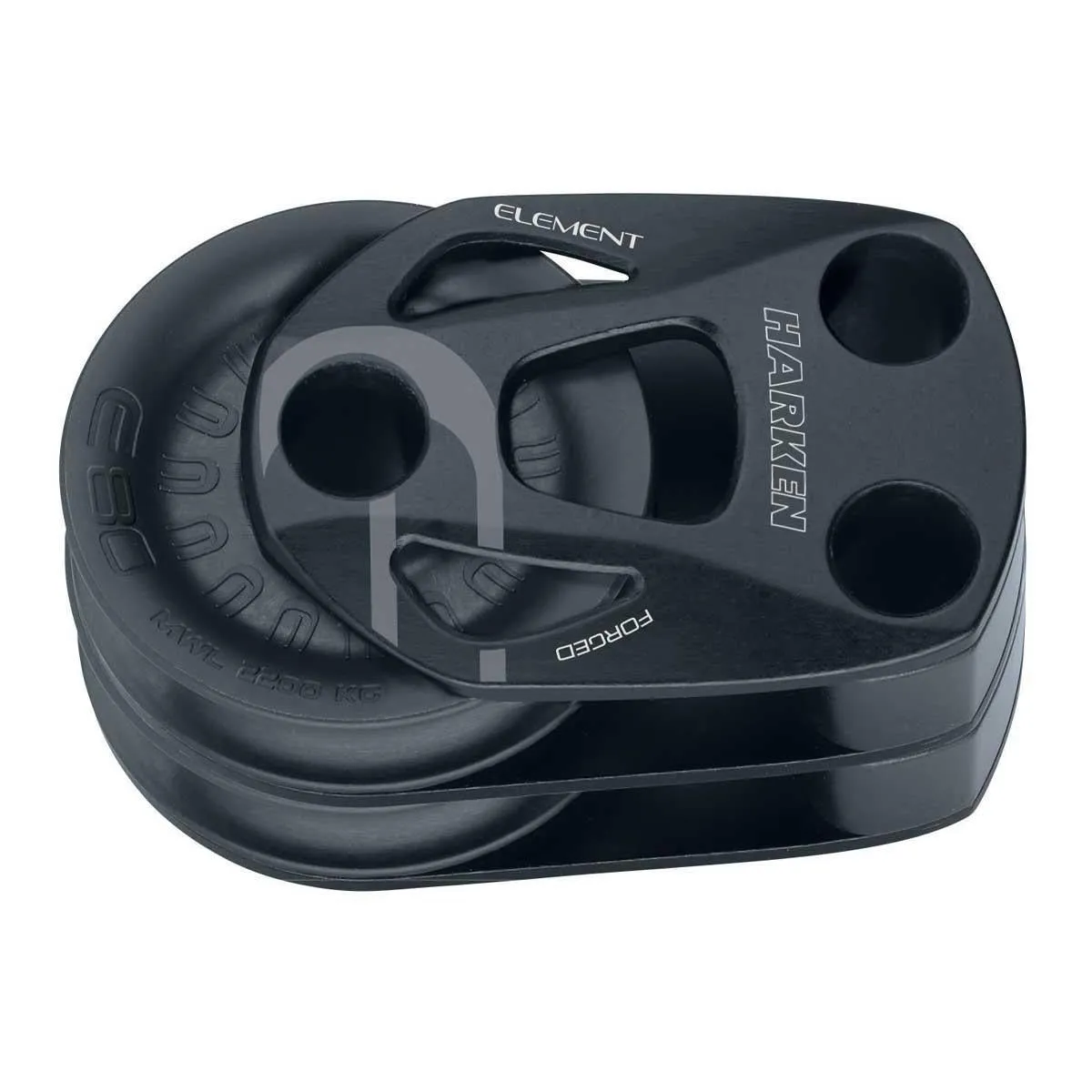 Harken 80mm Element Double Cheek/ Foot Block - 6298
