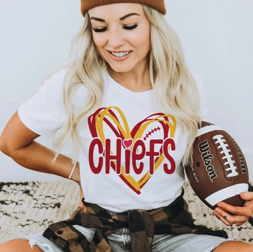 Heart & Hustle KC Chiefs Tee