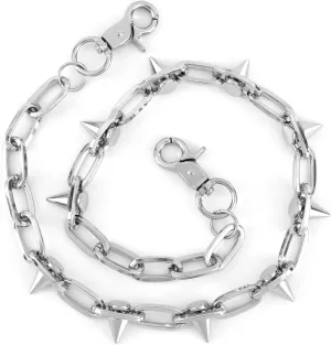Heavy Rivet Biker Chain Punk Trouser Chain Wallet Chains Hip Hop Jeans Chains Pants Chain Goth Heavy Rivet Accessories for Pants Keys Wallet Jeans Belt Loop Purse and Handbag Men Women