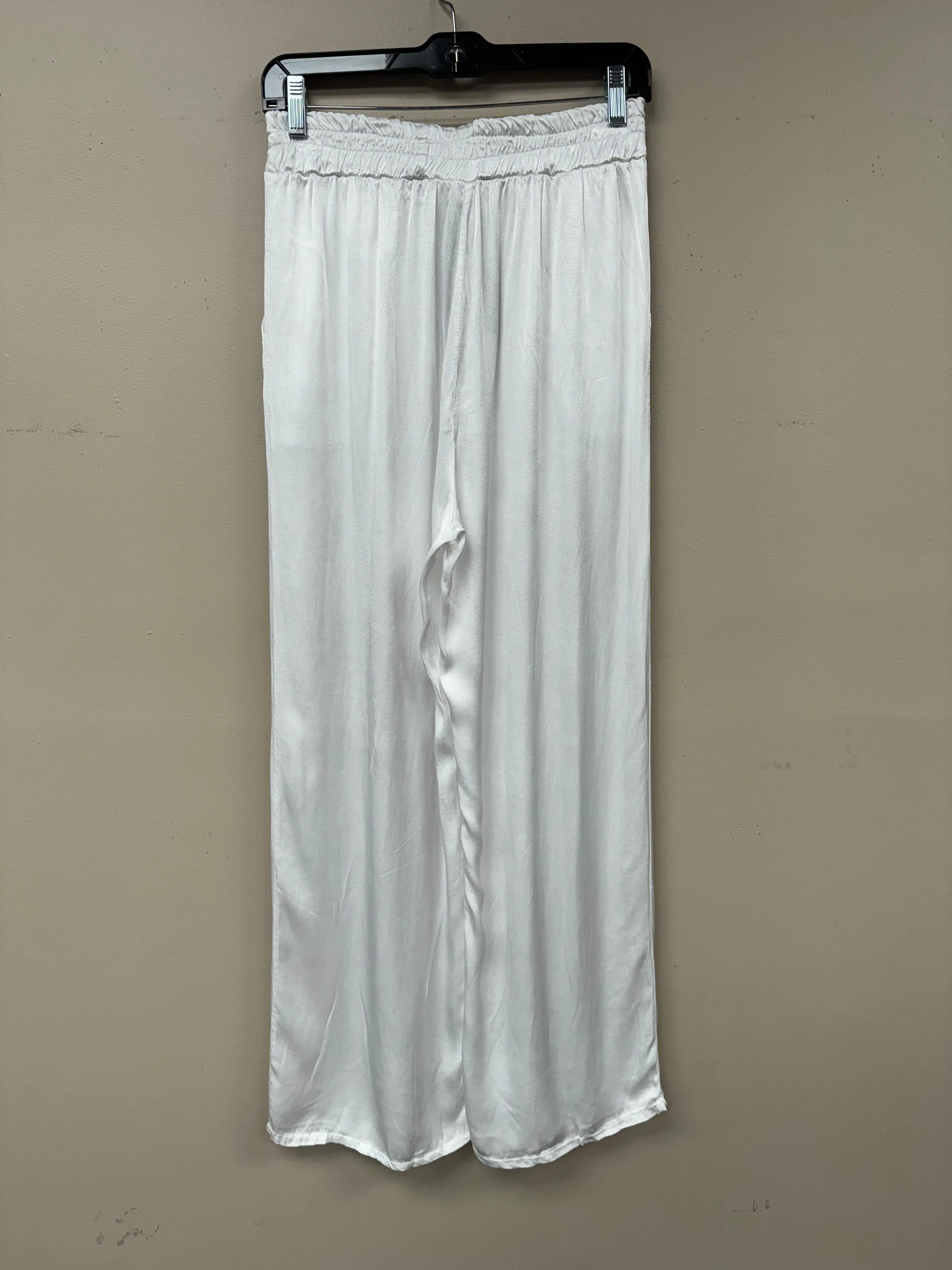 Italian Satin Wide Leg Pants