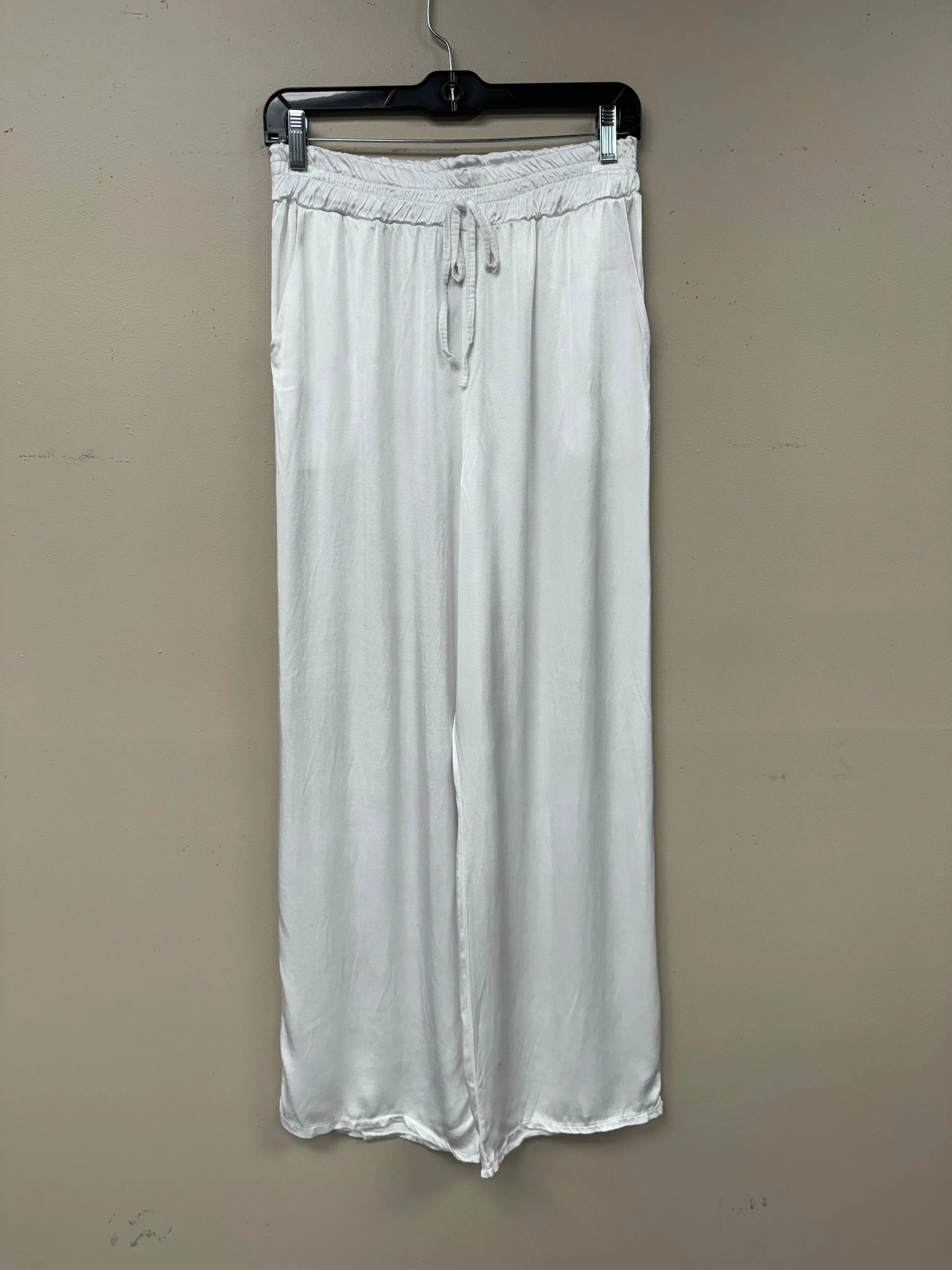 Italian Satin Wide Leg Pants