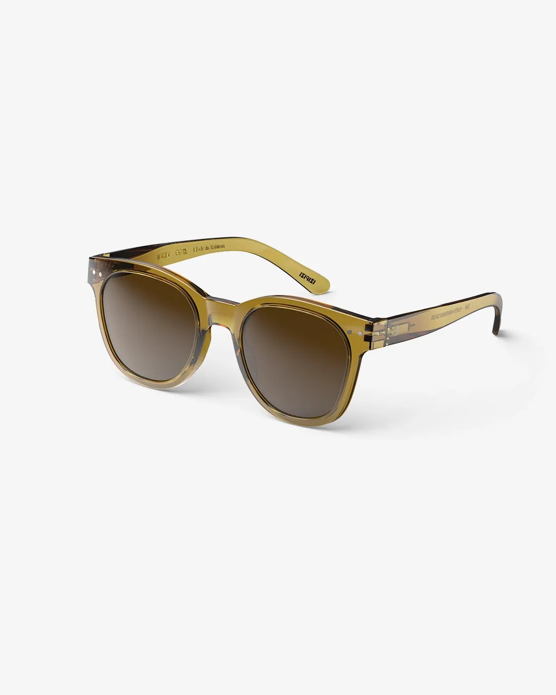 Izipizi N Golden Green Brown Lenses Sunglasses