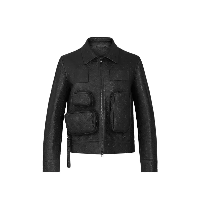 Jacket Monogram Embossed Black | Louis Vuitton