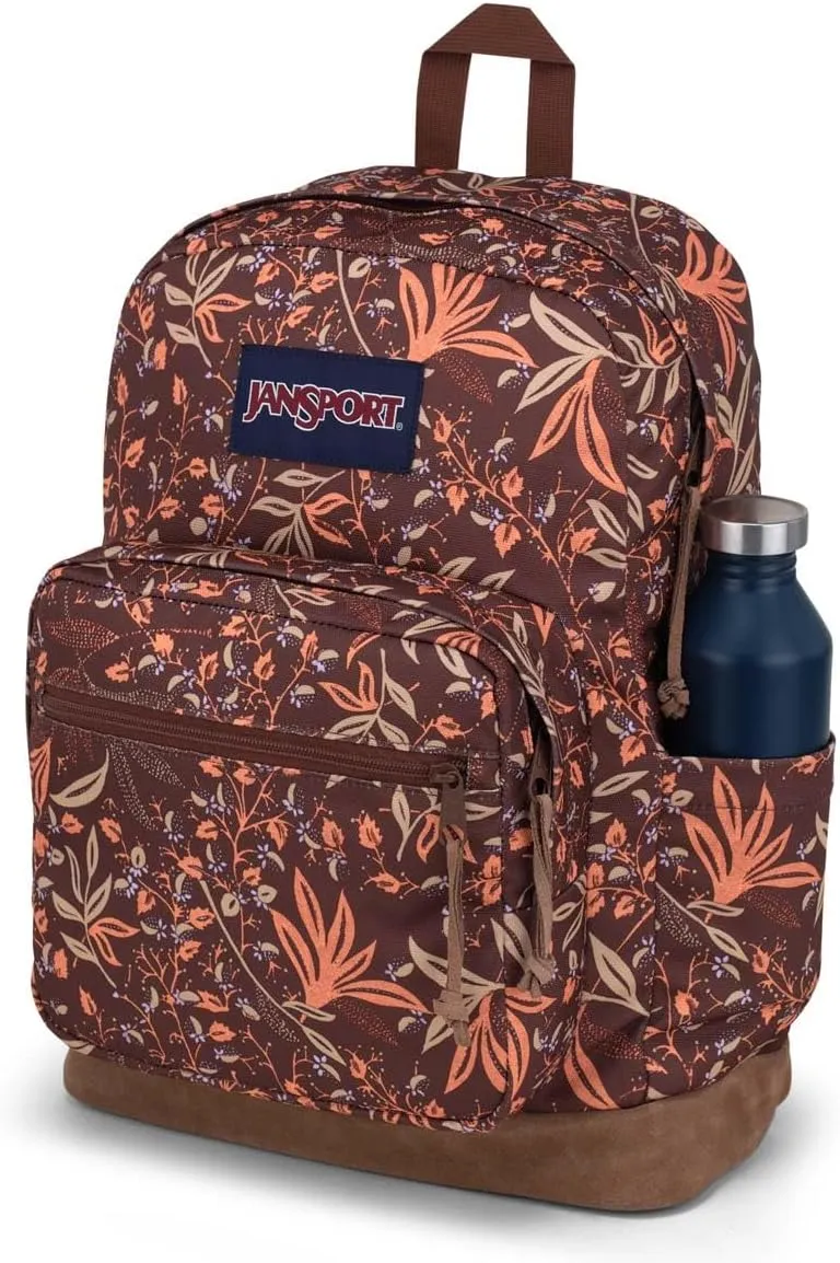 JanSport Right Pack Backpack - Durable Daypack with Padded 15" Laptop Sleeve, Spacious Main Compartment & Integrated Water Bottle Pocket - Floral Tone