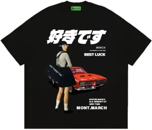 Japanese Streetwear Shirts Men Harajuku Shirt Casual Summer Tops Oversized Graphic Tees Unisex