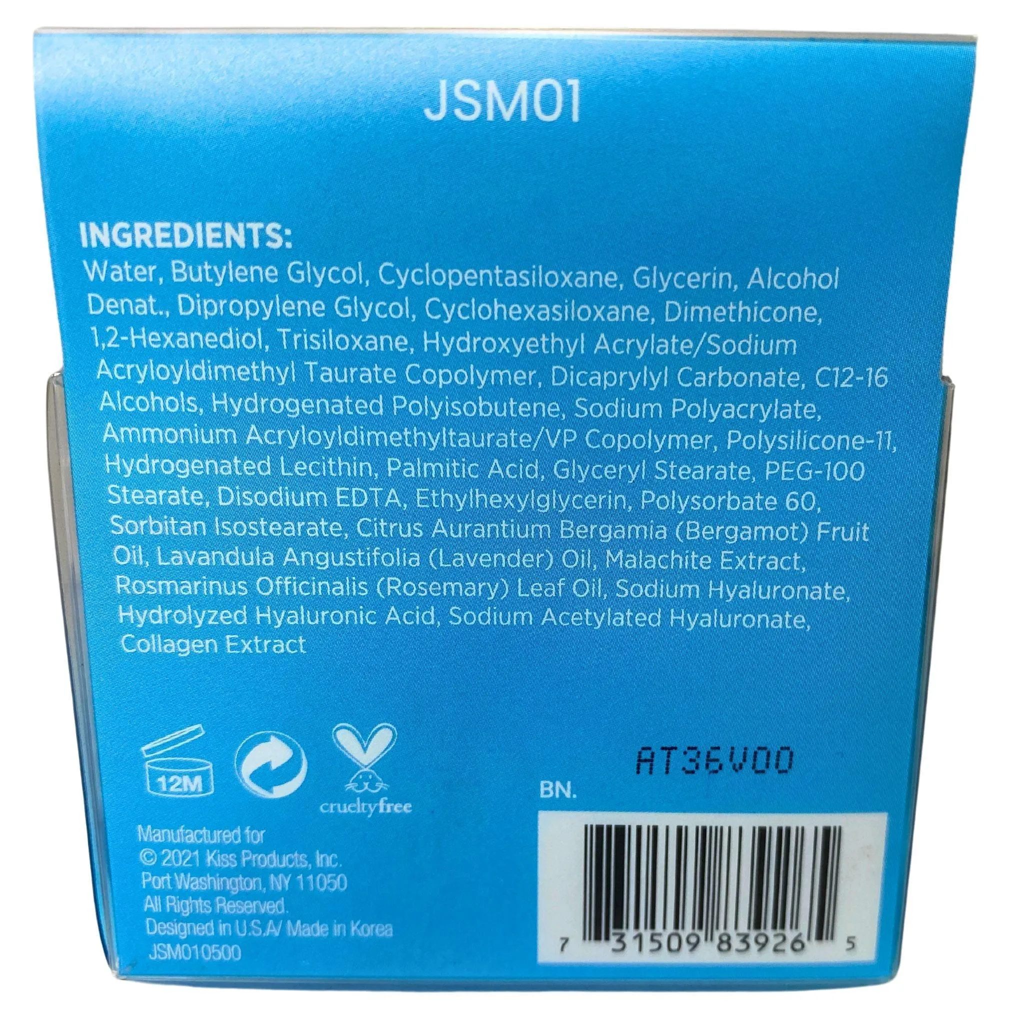 Joah Hydrating Overnight Mask Morning Glow Hyaluronic Acid & Collagen Extract 1.76OZ (35 Pcs Lot)
