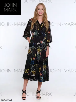 John Mark Velvet Dress