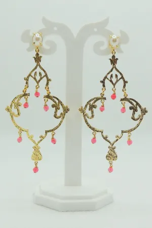 Kamini Earrings In Pink