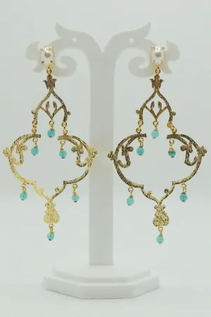 Kamini Earrings In Turquoise
