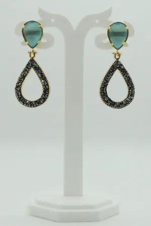 Kashvi Earrings In Blue