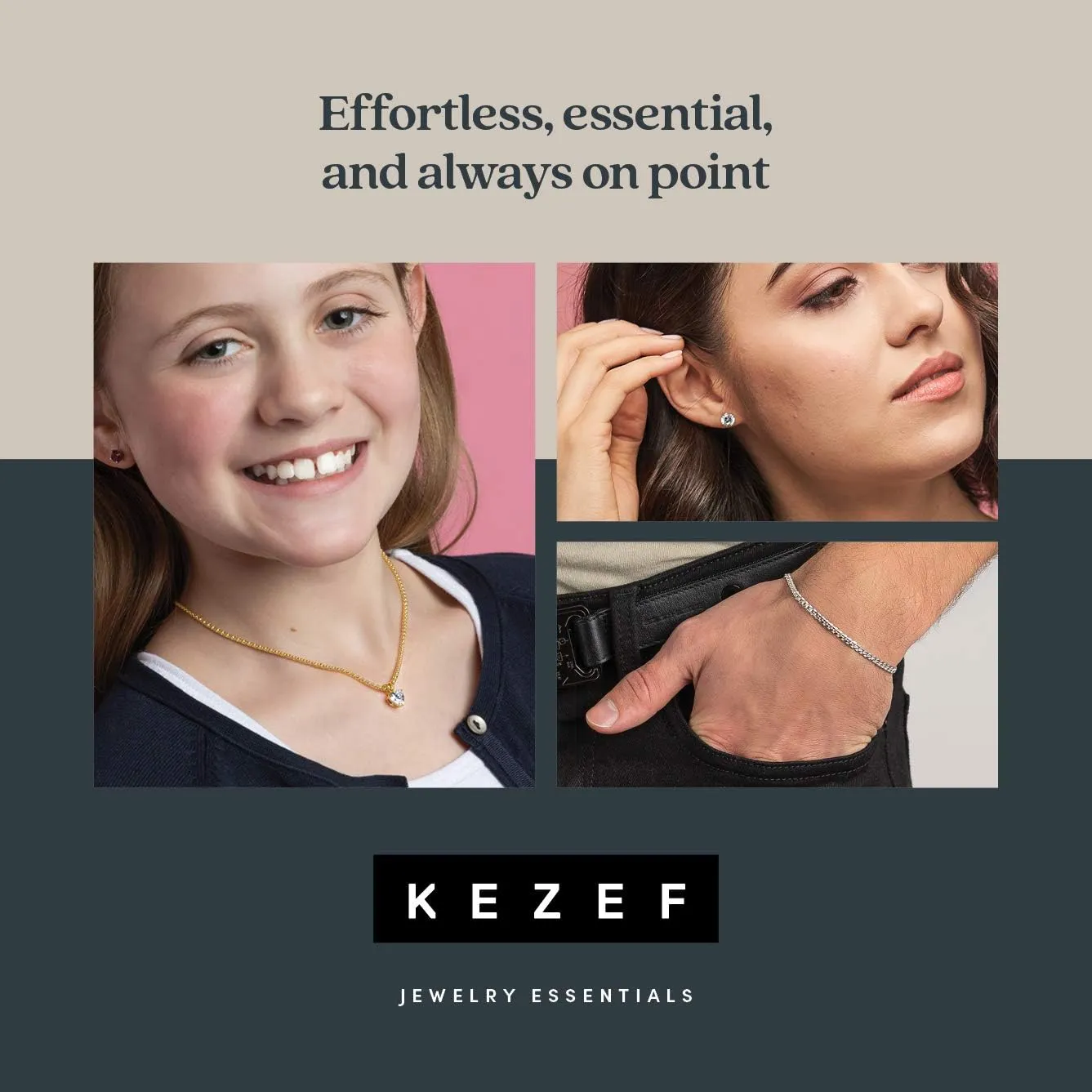 KEZEF 18k 2mm Gold Plated 925 Sterling Silver Necklace Chains Italian Figaro 14"-42" Gold Necklace Chain Sterling Silver Necklace for Women Mens Necklace Chain