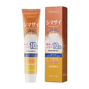 KORMESIC Private Label natural whitening organic Pearl Whitening tooth paste Orange 100g