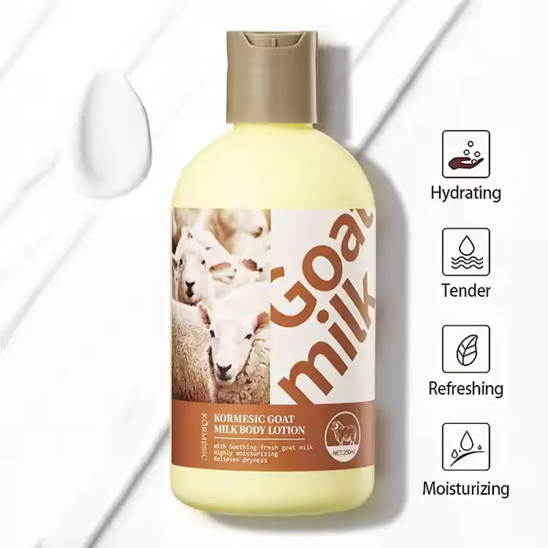 KORMESIC whitening goat milk body cream skin lightening & whitening body Lotion 250ml