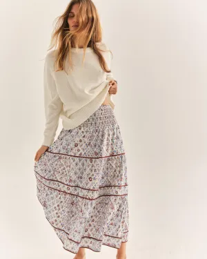 Kylie Midi Skirt-Via De Mezzo