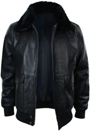 LP-FACON Men's A2 Jacket Flight Pilot Aviator USAAF Air Force Distressed Brown Bomber Leather Outerwear