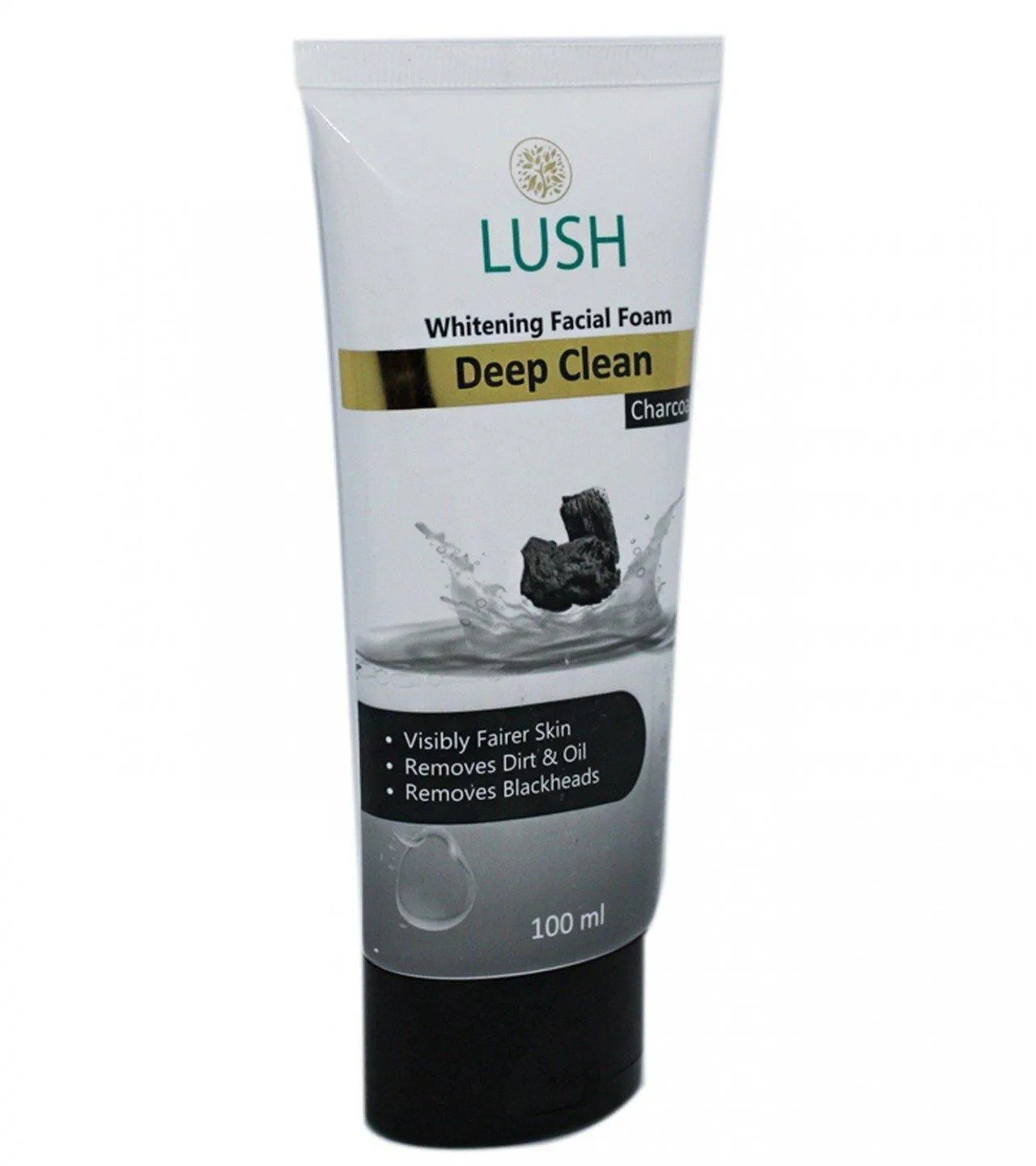 LUSH Charcoal Whitening Facial Foam Daily Face Wash by Nexton