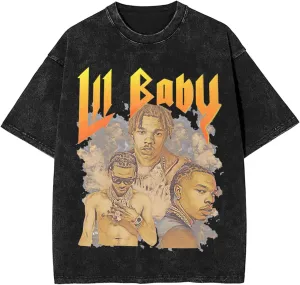 Men Vintage Oversized Drop Shoulder Novelty T Shirts Loose Wash Solid Tees Tops