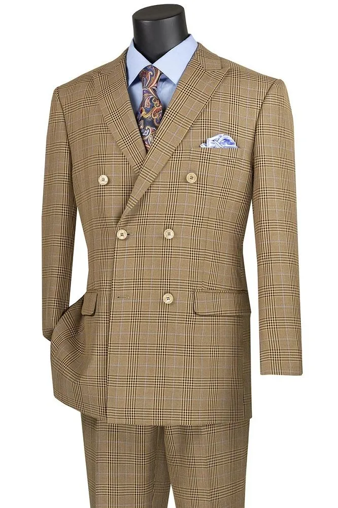 Men's Classic fit Suit  DRW-2-Mocha