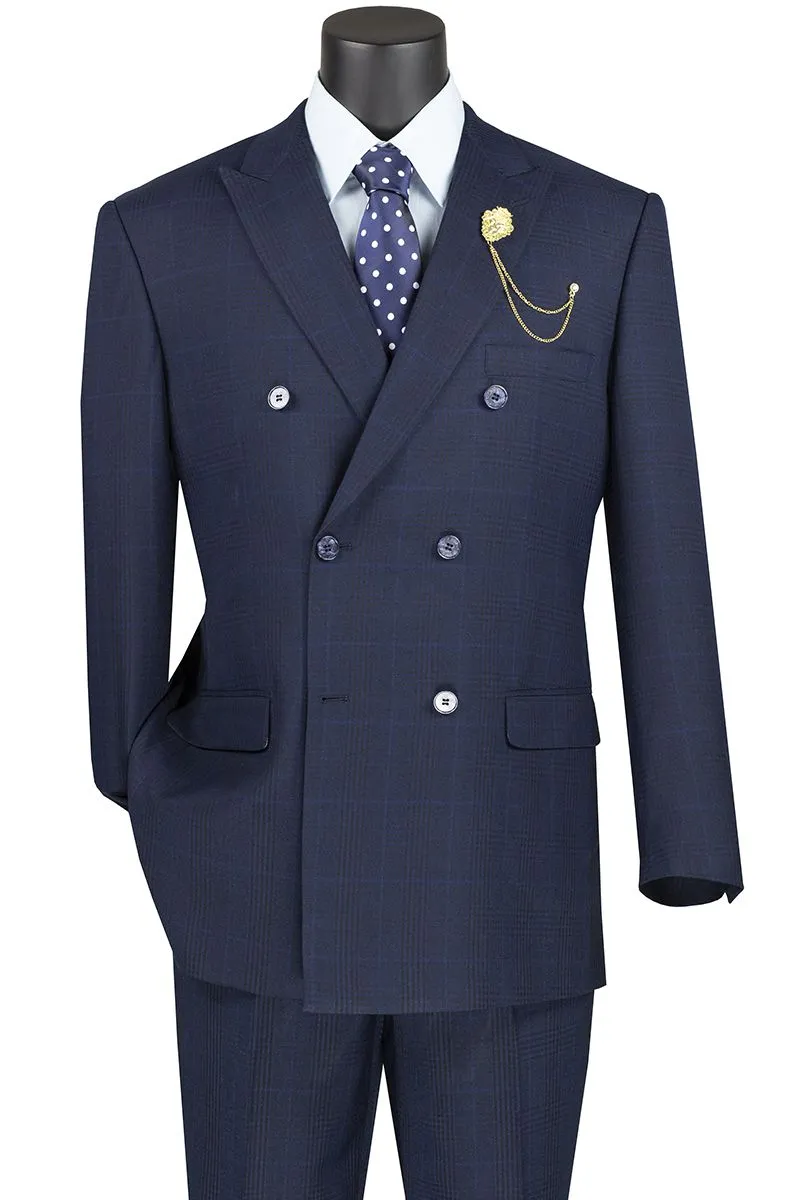 Men's Classic fit Suit  DRW-2-Navy